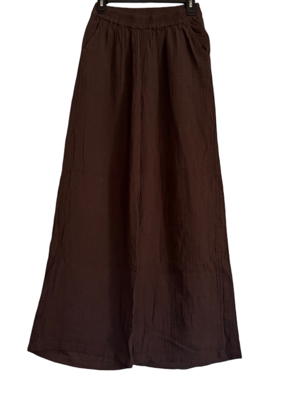 Nakd wardrobe brown size leg cotton pants size XS
